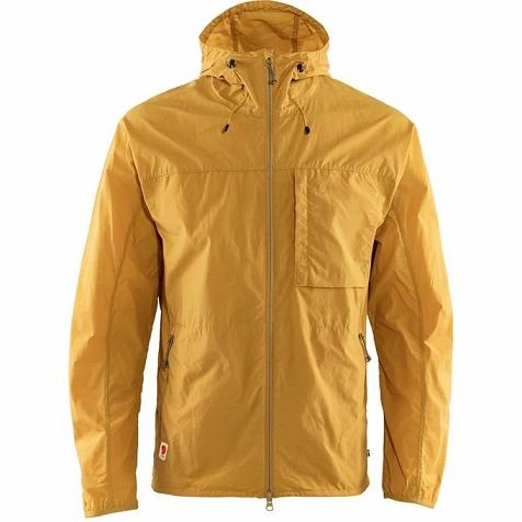 Fjallraven Men High Coast Wind Jacket Yellow PH67465 Philippines